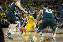 Michigan vs Michigan State basketball game 2013 photography